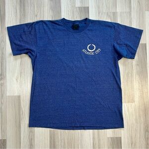 VTG Atlantic City Single Stitch Striped T-shirt Men’s XL.